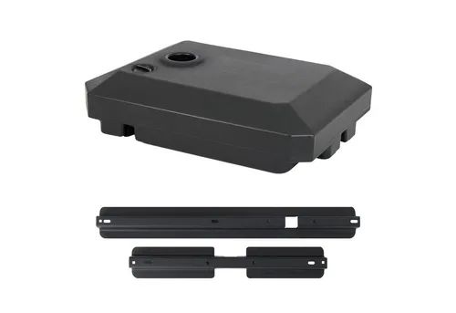 Sekey Kunststoffschirmständer Ampelschirmständer mit Rolle - Schirmhalter für Ampelschirme, befüllbar für Stabilität bis 90 kg, ideal für windige Tage und einfache Handhabung dank Rollen.