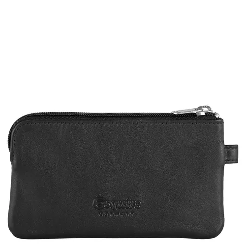 Esquire Schlüsseletui Logo-2020 39921 schwarz - Geldbörsen & Etuis – Praktisches Schlüsseletui mit Reißverschluss, zwei Schlüsselringen und zusätzlichem Fach für kleine Gegenstände.