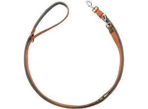 Hunter Verstellbare Führleine Neopren lachs 2,5 cm, 2 m von Hunter