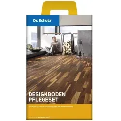 Dr.Schutz Bodenpflege Pflegeset – 2x 750ml Konzentrat für PVC-Designböden - Effektives Pflegeset für PVC-Designböden und Linoleum. Reinigt und schützt mit einer hochwertigen matte Schicht für langanhaltende Schönheit. Ideal für Unterhalts- und Bauschlussreinigung.