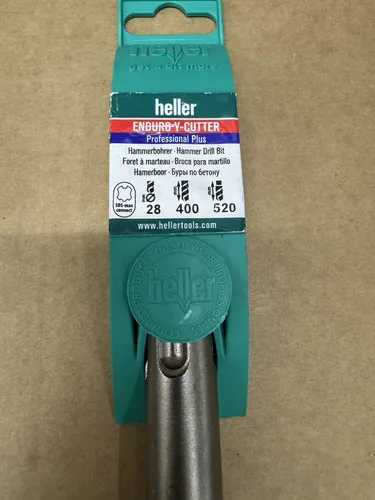 Heller Enduro Y-Cutter SDS Max Hammerbohrer 28 x 520 mm - Bohrer für Beton mit 4 Schneiden, ideal für präzises und schnelles Bohren in harten Materialien.