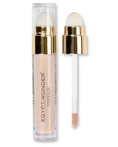 EGYPT-WONDER Liquid Cream Concealer 5 ml – Flüssiger Concealer mit Schwämmchenapplikator – Kaschiert Augenringe & Unreinheiten – Mit Hyaluronsäure & Vitamin E