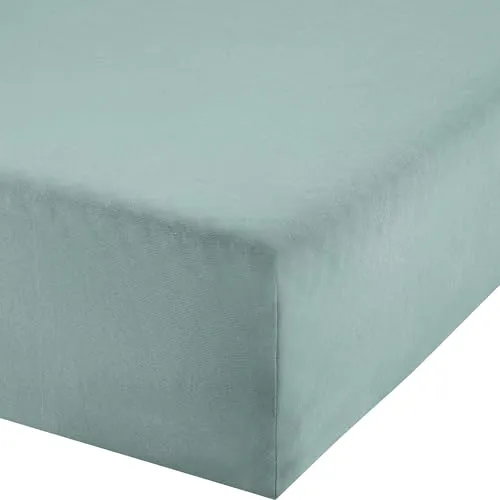 Erwin Müller Boxspringbett-Spannbettlaken Freising in grün von Erwin Müller