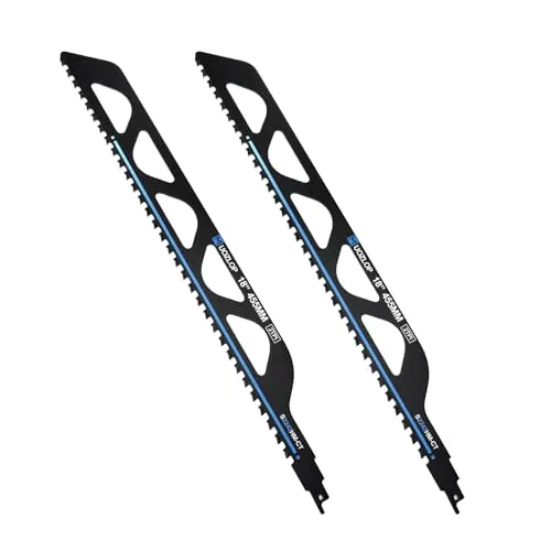 MUOZLOP 2tlg455 mm 2TPI Säbelsägeblätter Stein,Säbelsägeblätter hartmetall