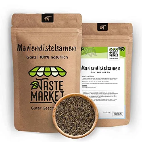 Mariendistelsamen ganz – Mariendistel – Tee – Smoothie 500 g