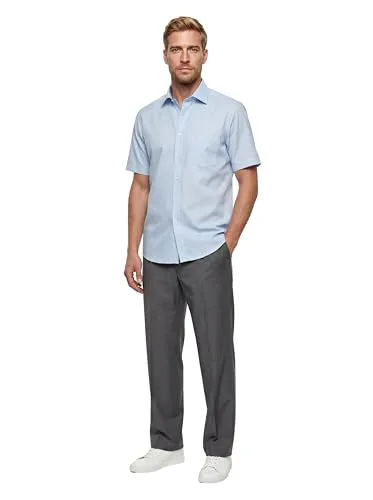 OLYMP Herren Oberhemd Langarm - Level Five, Comfort Fit, Pflegeleicht - Hellblau - Größe 41 - Elegantes OLYMP Herren Oberhemd aus 100% Baumwolle für höchsten Tragekomfort. Pflegeleicht und vielseitig kombinierbar für Business und Freizeit. Ideal für stilbewusste Männer, die Wert auf Qualität legen.
