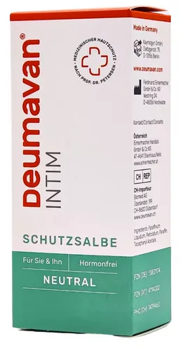 Deumavan Intim Schutzsalbe neutral Tube 50 ml PZN 13831174 für Sie & Ihn