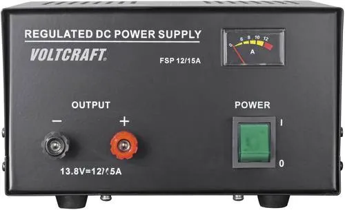 VOLTCRAFT FSP-11312 Labornetzgerät 13.8 V, 12A - Labor-Stromversorgung mit stabiler Ausgangsspannung, ideal für Labore und Werkstätten. Robust und störungsfrei für präzise Anwendungen.