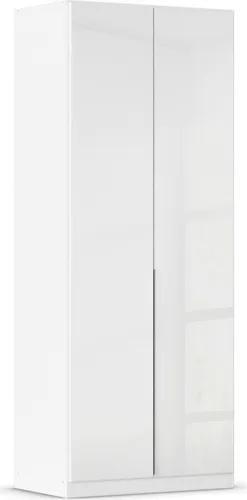 OTTO home Drehtürenschrank Kleiderschrank Kleiderschränke Schrank Garderobe AGORDO mit Glasfront (in zwei Griff-Farben, Breiten 91-405 cm) durchdachte Innenausstattung, in 8 Breiten und 2 Höhen MADE IN GERMANY