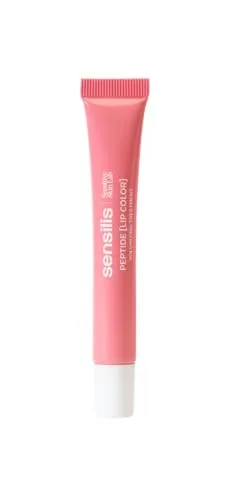 Sensilis Peptide [Lip Colour], Lippenstift mit Glanz-Finish, würzige Formel mit Peptiden und Chilli, Volumengebender und feuchtigkeitsspendender Effekt, verleiht Glanz und Farbe, Braun Pepper, 10 ml
