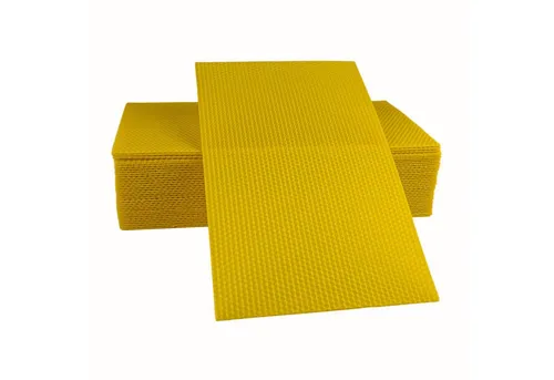 BIENEN SCHMIDT Bienenbeute Mittelwände Zandermaß - Bienenbeuten: Hochwertige Bienenwachs Mittelwände, ideal für eine gesunde Bienenzucht, ca. 32 Stk./2,5 kg, Zellmaß 5,4 mm.