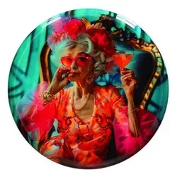 Giftcompany Tablett Dekotablett Love Trays Lady (17,7cm) von GIFTCOMPANY