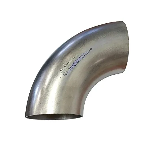 Grad Edelstahl Rohrbogen Ø 25mm V2A Schweißbogen Schweißfitting Auspuffbogen 90