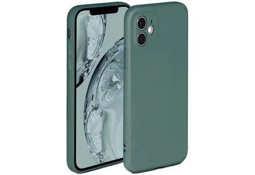 ONEFLOW Handyhülle für iPhone 12 mini Hülle Silikon Soft Case Petrol Grün 5,4 Zoll, Silikonhülle Cover Dünn Handytasche TPU Schutzhülle mit Kameraschutz