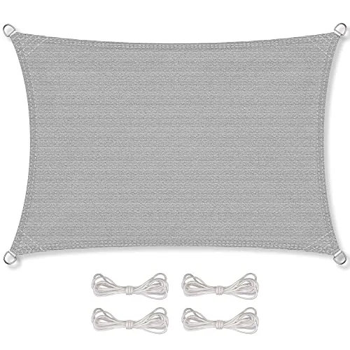 CelinaSun Sonnensegel 2x4m Premium HDPE in grau von CelinaSun