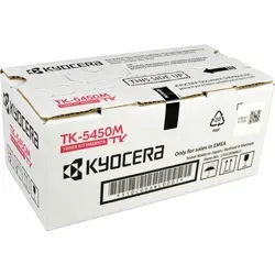Kyocera Toner TK-5450M - Hochleistungs-Magenta für brillante Druckergebnisse - Toner für Kyocera Drucker, ca. 3.200 A4-Seiten bei 5% Deckung, ideal für gestochen scharfe Ausdrucke und hohe Druckqualität.