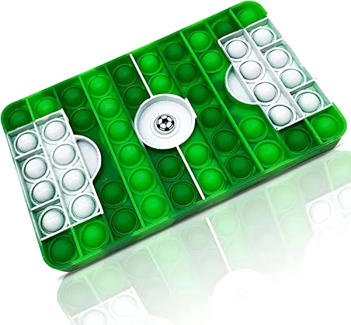 Popit Fußballfeld Fidget Toy Anti Stress Spielzeug für Erwachsene Sensorik Bubble Fidget Toy Geeignet für Menschen mit Autismus, ADHS und Angststörungen (Fußballfelder)