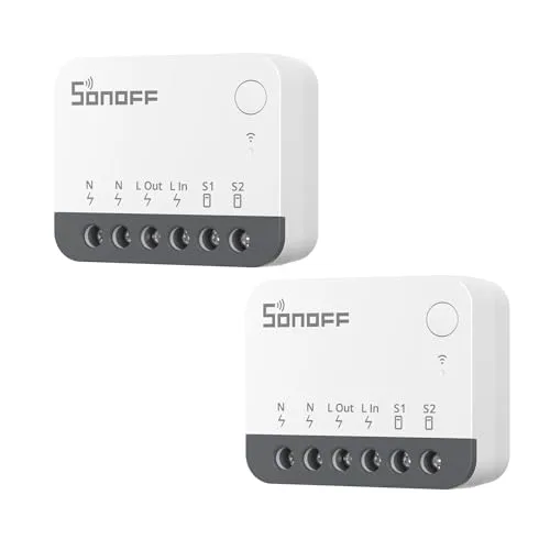 SONOFF Zigbee Smart Switch, funktioniert mit Alexa & Google Home, 2 PACK, erfordert ZigBee Gateway, erfordert neutrale Leitung