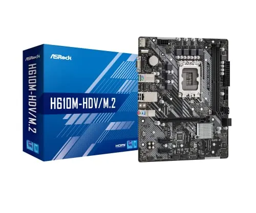 ASRock H610M-HDV/M.2 1700 Sockel 2 DDR4 1808837 Schwarz