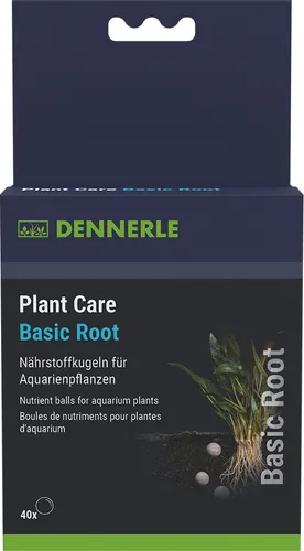 Dennerle Plant Care Basic Root - 40 Nährstoffkugeln für Aquarienpflanzen, ideal für kräftige Farben und prächtige Pflanzen