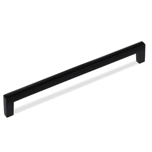 Produktbild SOTECH Möbelgriff Blackline I BA 224 mm schwarz matt, Schrankgriff Länge 234 mm x Breite 10 mm x Höhe 28 mm, Bügelgriff aus Aluminium