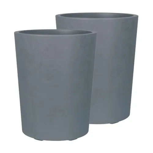 Kreher Pflanzkübel 'Millennium' 48 Liter, 2 Stück – Wählen Sie Ihre Farbe - Der Kreher Pflanzkübel 'Millennium' in natürlicher Stein-Optik vereint modernes Design und Funktionalität. Ideal für Balkon oder Garten, mit integriertem Wasserspeicher für einfache Pflanzenpflege. Witterungsbeständig und pflegeleicht.