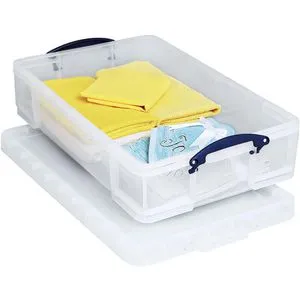 Really-Useful-Box Aufbewahrungsbox 33C - Lagerboxen, besonders robust und platzsparend stapelbar, ideal für Haushalt und Büro, temperaturbeständig von -15 bis +80 Grad.