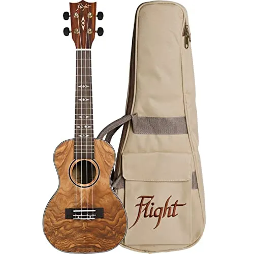 Flight DUC410 Quilted Ash Konzert Ukulele von Flight