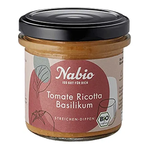 Nabio Bio Brotaufstrich Tomate & Ricotta, 135 g