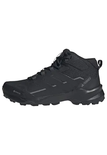 adidas Terrex Skychaser AX5 Mid GORE-TEX Wanderschuhe - Wasserdichte Wanderschuhe mit GORE-TEX-Membran in Schwarz/Grau, Größe 50 2/3 - ideal für anspruchsvolle Wanderungen und Outdoor-Abenteuer.