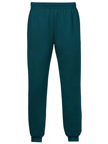 TRIGEMA Jogginghose Damen S, blau (saphir) - Sportliche Sweathose aus 70% Baumwolle für hohen Tragekomfort, ideal für Jogging und Freizeit. Mit elastischem Bund und Reißverschlusstaschen - made in Germany!