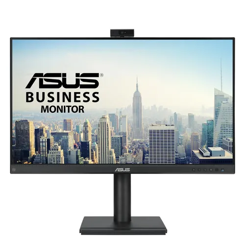 ASUS Business BE279QFK - 27 Zoll Full HD Monitor - Ergonomischer 27-Zoll Full HD Monitor mit integrierter Webcam und Mikrofon für perfekte Videokonferenzen. 100Hz Bildwiederholrate und umfangreiche Anschlussmöglichkeiten für höchste Flexibilität.