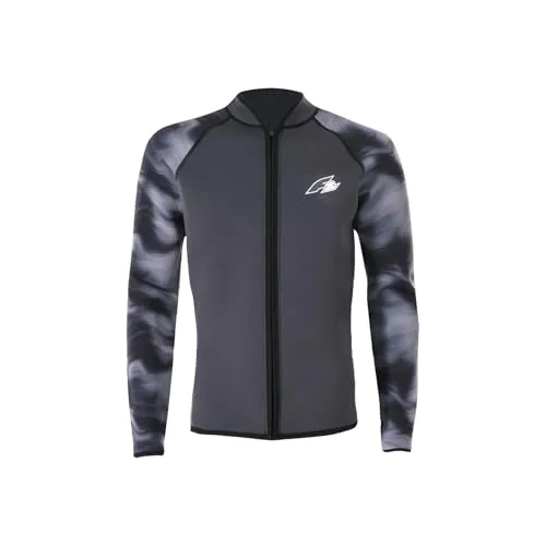 F2 Herren Neopren Oberteil Wave Jacket 2,5 mm L Anthrazit 2024/25 - Boards: Hochwertiges Neopren-Oberteil für Wassersportler, bietet optimalen Schutz und Flexibilität bei kühlen Wassertemperaturen.