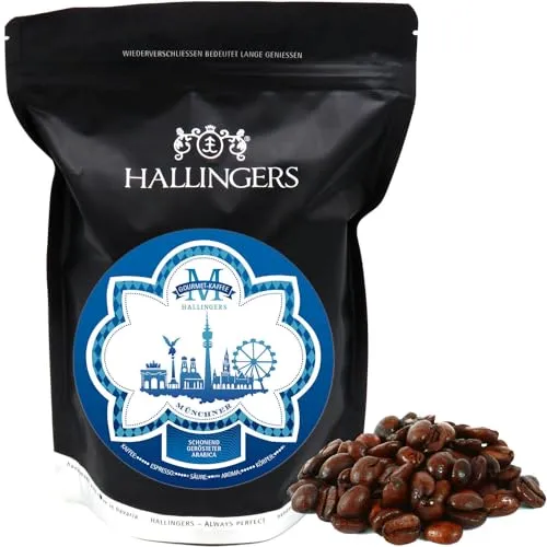 Hallingers Genuss Manufaktur Gourmet-Kaffee, schonend langzeit-geröstet