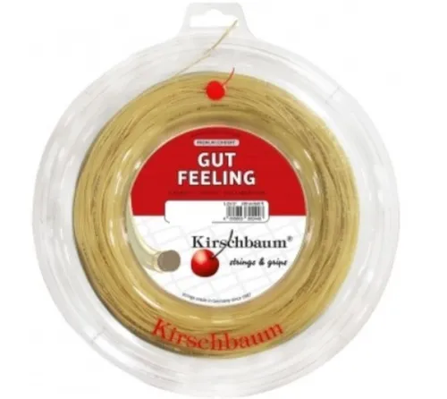 Kirschbaum Gut Feeling 200 m Tennisaiten 1.25 mm in beige von Kirschbaum