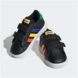 adidas Grand Court Hook and Loop Schuhe für Kinder - Freizeitschuhe für Kinder mit Klettverschluss und 50 % Recycling-Anteil, ideal für Abenteuer und komfortables Spielen.
