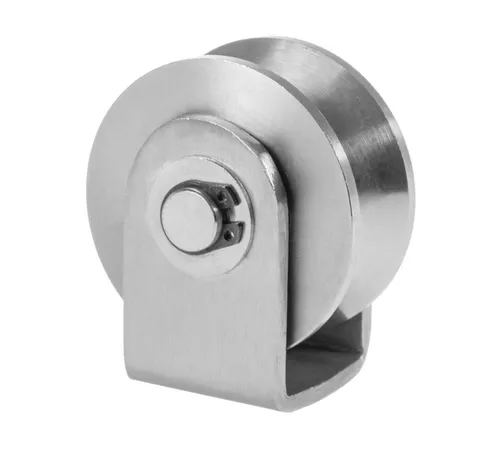 Torrolle Edelstahl V4A Hohlkehle Laufrolle für Schiebetor Rolltor Schiebetür