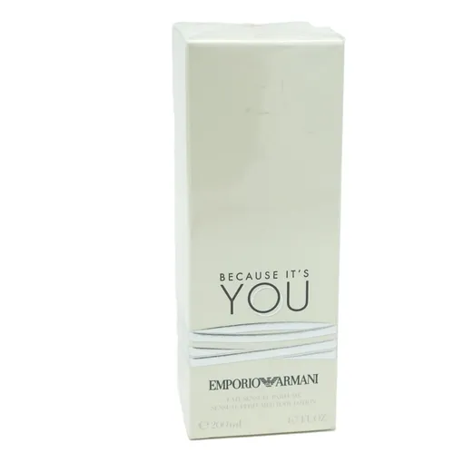 Emporio Armani Because it's You Sensual Body Lotion 200 ml - Damen Body Lotion mit verführerischem Duft, spendet intensive Feuchtigkeit und sorgt für ein sinnliches Hautgefühl.
