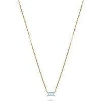 CHRIST Damen-Kette 585er Gelbgold mit Farbstein - Elegante Kette aus 585er Gelbgold, poliert und mit Karabinerverschluss. Die perfekte Wahl für besondere Anlässe oder als zeitloses Geschenk. Länge 45 cm mit Zwischenöse.