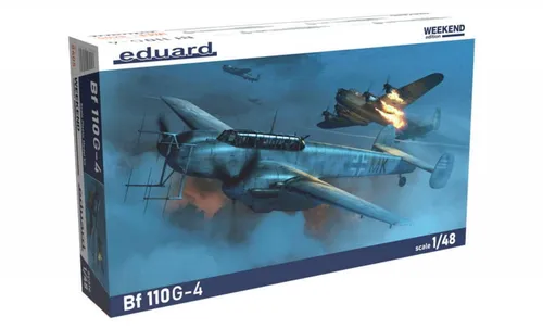 MW22 EDUARD 8405 BF 110G-4 1/48 Plastikmodellbausatz - Flugzeug-Bausatz im Maßstab 1:48, detailgetreue Nachbildung der BF 110G-4 für Modellbau-Enthusiasten.