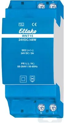 Eltako Digitale-Wochenschaltuhr WNT15-24VDC/48W - Sonstige Elektroinstallationsartikel mit 48W Nennleistung, hoher Energieeffizienz und Autorecovery-Funktion für zuverlässigen Betrieb.