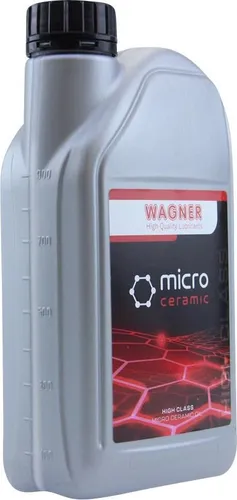 Wagner Universal Micro Ceramic Oil Schmierölzusatz 1 Liter - Motoröl-Additiv für alle Kfz-Öle, reduziert Reibung und erhöht die Motorleistung um bis zu 10%, ideal für bessere Schaltvorgänge und weniger Geräusche.