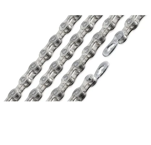 Connex Kette 10sW 10-fach 116 Glieder Kettenschloss - Hochwertige 10-fach Kette mit 116 Gliedern, ideal für präzises Schalten und optimale Leistung beim Radfahren.
