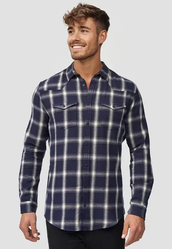 Indicode Langarmhemd Altin im Karo-Design - Rot XL - Herren-Freizeithemden, atmungsaktives Flanellhemd im trendigen Karo-Design, perfekt für lässige Anlässe und den Alltag.
