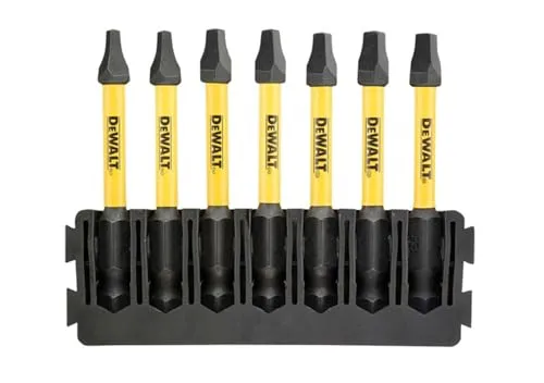 DeWalt FlexTorq Vierkant-Schraubendreher-Bit-Set, 7-teilig