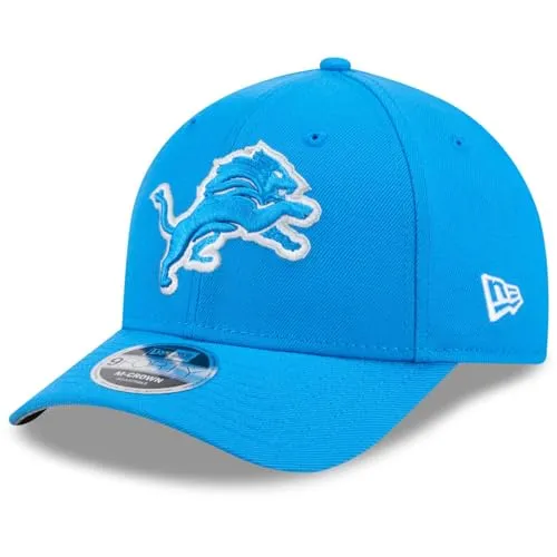 New Era 9Forty M-Crow Snapback Cap - Detroit Lions Sky Blue - Hüte, Kappen & Mützen für Baseball-Fans, stylische Snapback mit verstellbarem Verschluss und coolem Detroit Lions Design