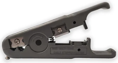 PremiumX Abisolierer HT-S501A Kabelschneider für Flach- und Rundleitung