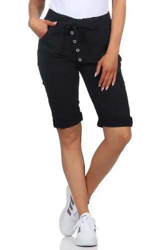 CLEO STYLE Bermudas Damen Bermuda 20828 34-38 Schwarz