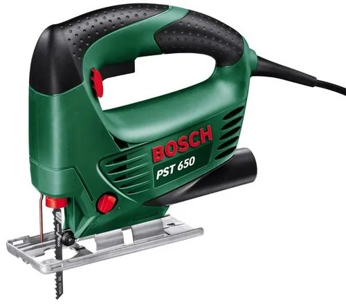 Bosch PST 650 Elektro-Stichsäge, 500 Watt, 65 mm Schnitttiefe, Staubabsaugung