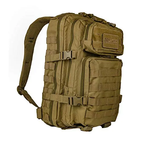 Rucksack US Assault Pack small coyote in braun von Mil-Tec
